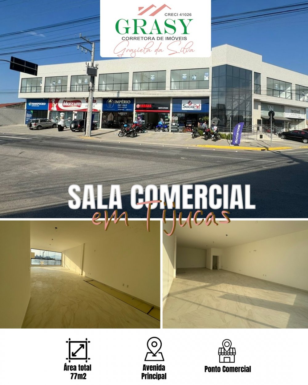 Sala Comercial - Aluguel - Centro - Tijucas - SC